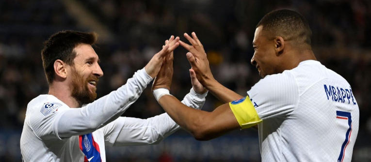 kylian mbappe lionel messi