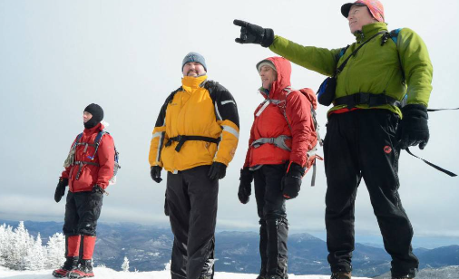 Hiking gear for winter hiking safety and warmth