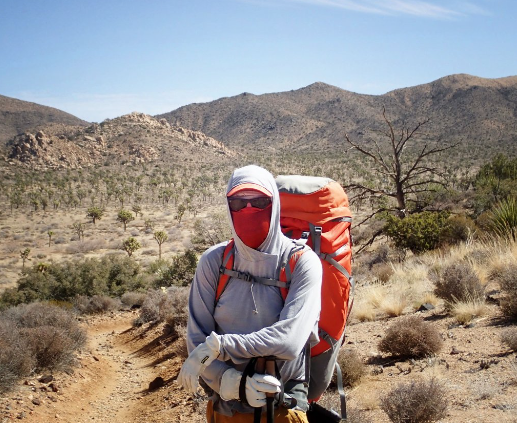 Hiking gear for desert hiking climates