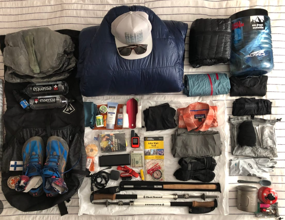 Hiking gear packing list for beginners