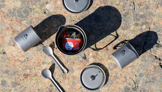 Camping cookware materials comparison