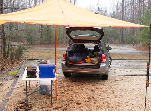 Car camping equipment essentials