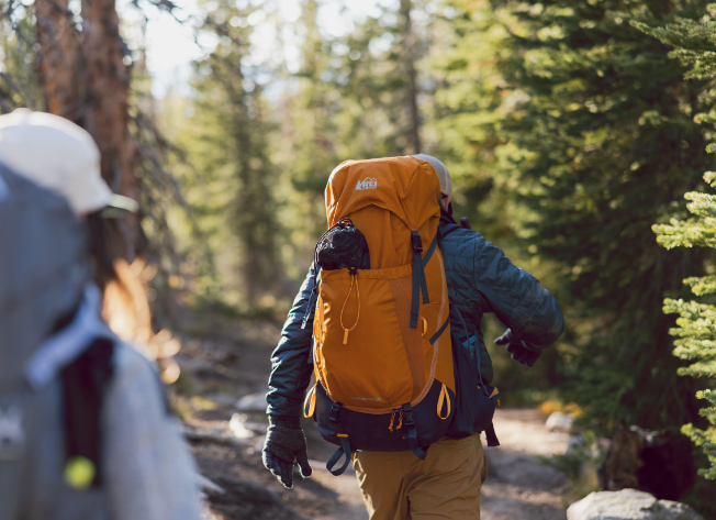 Camping backpack size guide