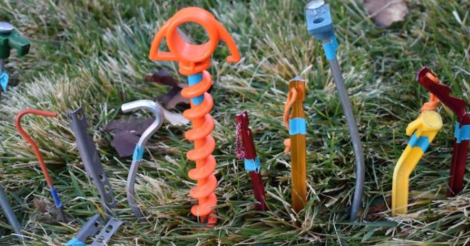 How to choose camping tent stakes